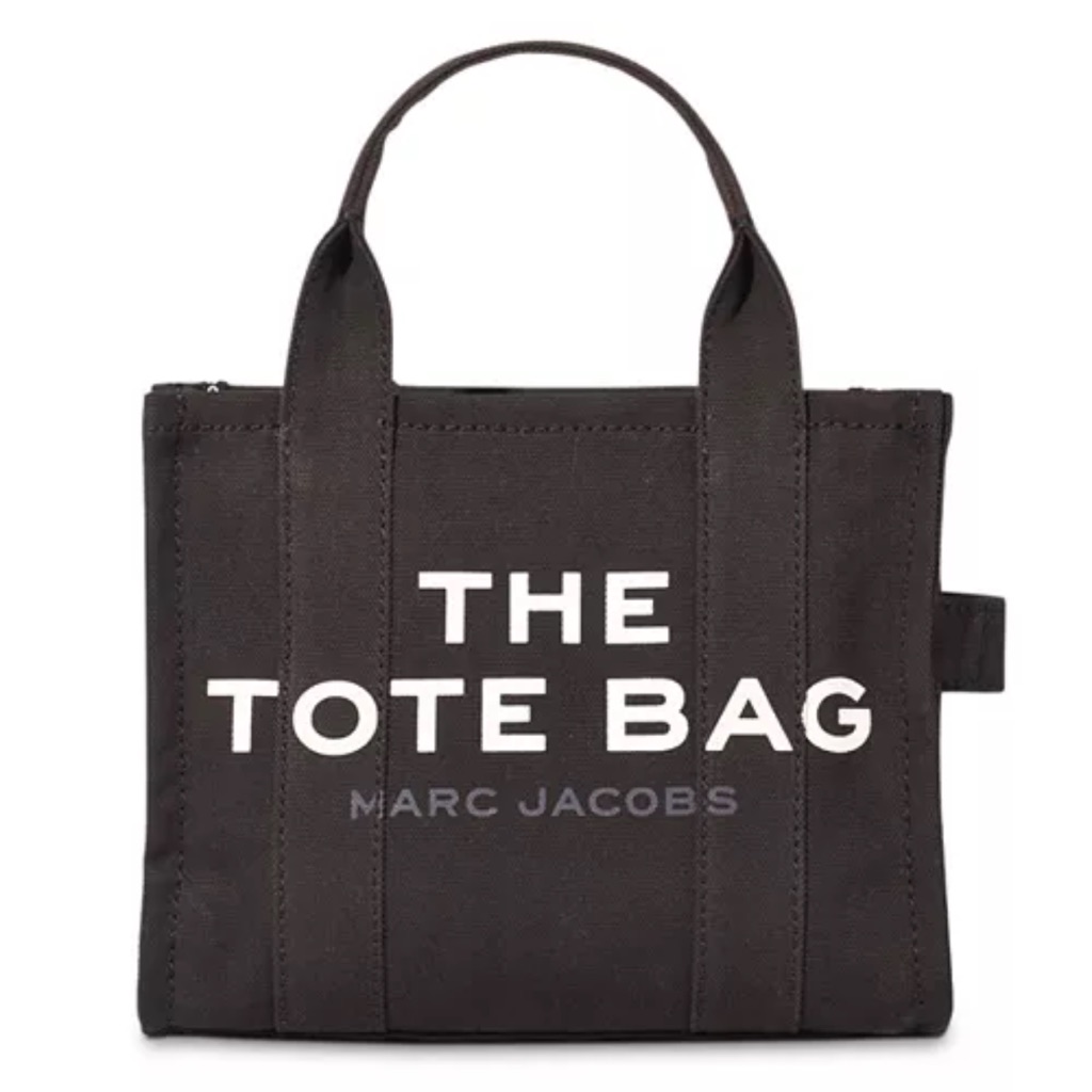 Marc Jacobs Black The Tote Bag Canvas Top-Handle